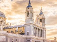 The,Almudena,Cathedral,Is,The,Cathedral,Of,Madrid,,Spain,,And